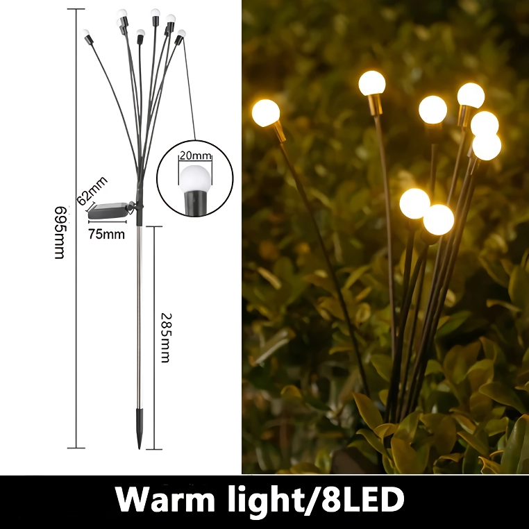 8pcs Warm Lights