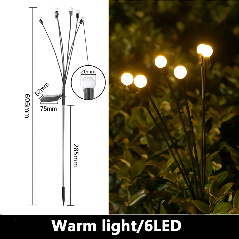 6pcs Warm Lights